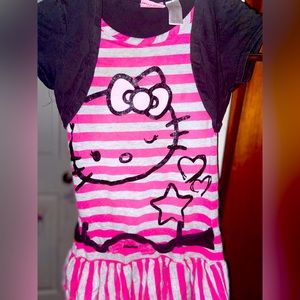 Girls hello kitty dress